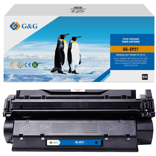 G&G toner-cartridge для Canon i-SENSYS LBP-3210/MF-3110/3220/5600; LaserShot LBP-3200; LaserBase MF-3240/5630/5650/5730/5750/5770 2 500 стр. гарантия 36 мес. распродажа остатков