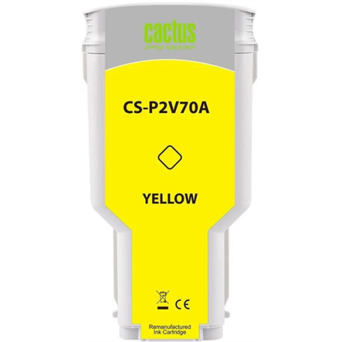 Cactus CS-P2V70A №730 желтый (300мл) для HP Designjet T1600/1700/2600