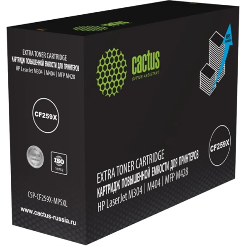 Cactus CSP-CF259X-MPSXL CF259X черный (20000стр.) для HP LJ M304/M404/MFP M428