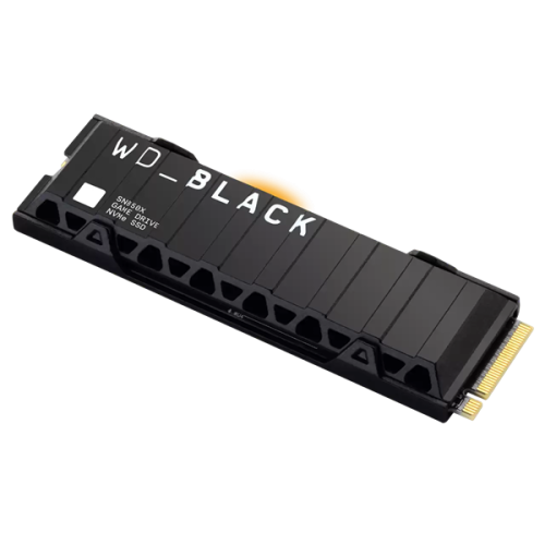 Western Digital Black SN850X SSD M2.2280 PCIe 4.0 1Tb, 7300MBs/6300MBs, TBW 600, with heatsink, WDS100T2XHE, 1 year