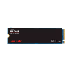 SanDisk SSD PLUS M.2 2280 NVMe 500Gb, 2400MBs/1500MBs TBW 60, SDSSDA3N-500G-G26, 1 year