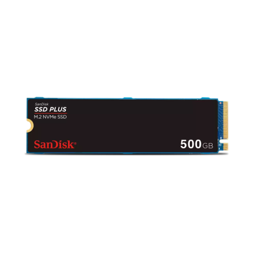 SanDisk SSD PLUS M.2 2280 NVMe 500Gb, 2400MBs/1500MBs TBW 60, SDSSDA3N-500G-G26, 1 year
