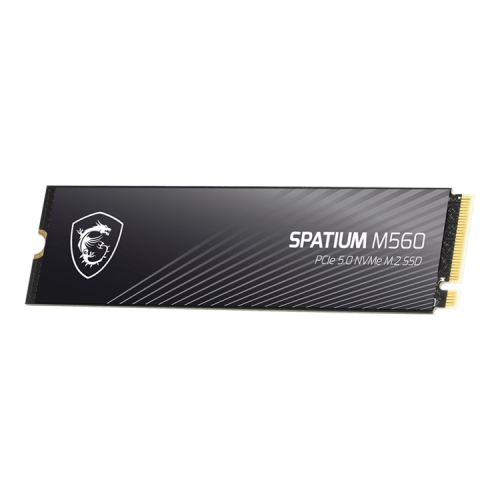 MSI SSD SPATIUM M560 2TB M.2 2280 PCle 5.0 NVMe R10300/W8700MB/s 3D NAND TLC MTBF 1.5M 1300000/1400000 IOPS 1200TBW