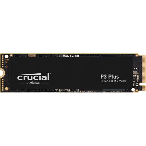 Crucial SSD Disk P3 Plus 500GB PCIe M.2 2280 NVMe (Gen 4 x4) 4700 MB/s Read 1900 MB/s Write, 1 Year Warrаnty OEM