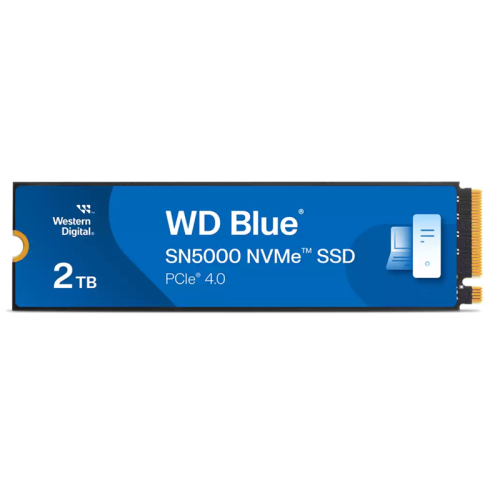 Western Digital Black SSD SN5000 M2.2280 PCIe 4.0 2Tb, 5150MBs/4850MBs, TBW 900, WDS200T4B0E, 1 year