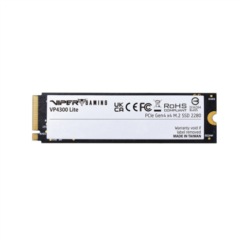 Patriot Viper VP4300 Lite 500GB M.2 2280 NVMe PCIe 4.0 x4 R7000/W4000 TBW 400TB 3D NAND
