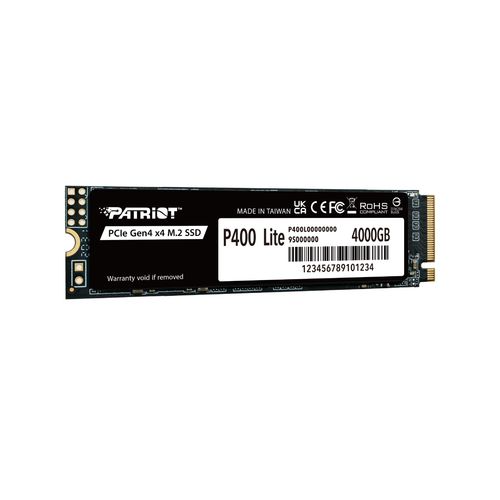 Patriot SSD P400 Lite 1TB M.2 2280 NVMe PCle 4.0 x4 R3500/W2700 TBW 560TB 3D NAND with HS