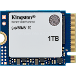 Kingston SSD 1000GB NV3 M.2 2230 NVMe Gen4x4 R6000/W4000MB/s 3D NAND MTBF 2M 320TBW Retail 1 year