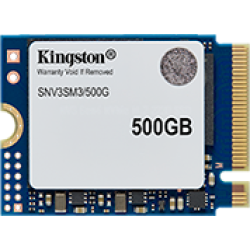 Kingston SSD 500GB NV3 M.2 2230 NVMe Gen4x4 R5000/W3000MB/s 3D NAND MTBF 2M 160TBW Retail 1 year