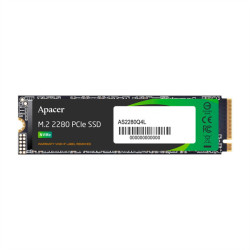 Apacer SSD AS2280Q4L 256Gb M.2 2280 PCIe Gen4x4, R3600/W3000 Mb/s, 3D NAND, MTBF 1.5M, NVMe 1.4, 170TBW, Retail, 3 years (AP256GAS2280Q4L-1)