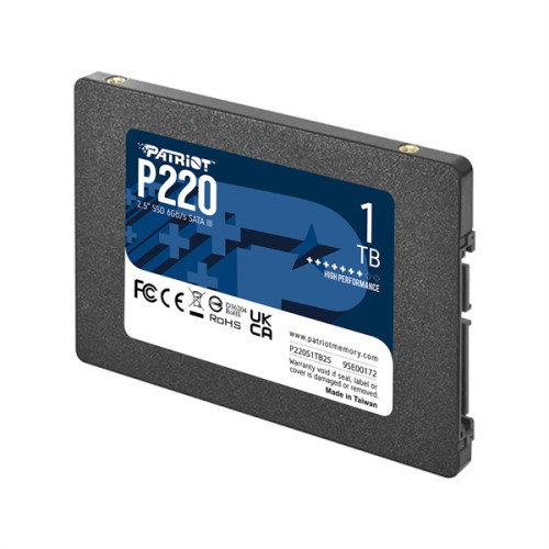 Patriot SSD P220 1TB SATA3 2.5