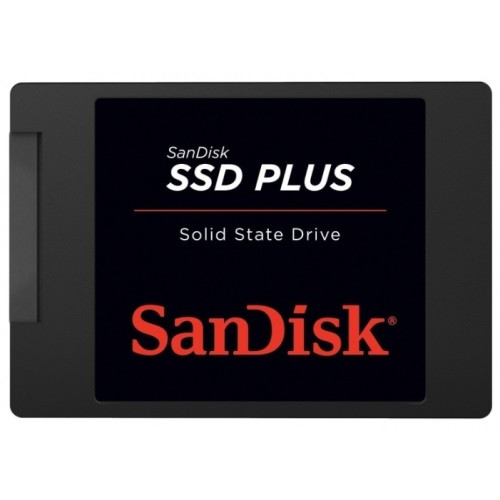 SanDisk SSD PLUS 2,5” SATA 480Gb, SDSSDA-480G-G26, 1 year