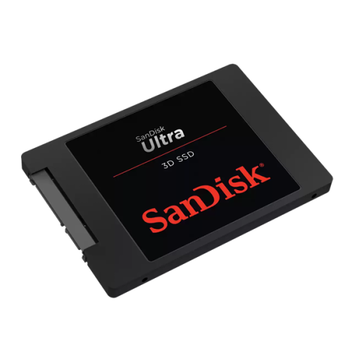 SanDisk Ultra 3D SSD 2,5” SATA 1Tb, TBW 400, SDSSDH3-1T00-G26, 1 year