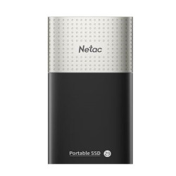 Netac Z9 500GB USB 3.2 Gen 2 Type-C External SSD, R/W up to 550MB/480MB/s,with USB-C to USB-A cable and USB-A to USB-C adapter 3Y wty