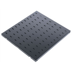 ЦМО Полка перфорированная, глубина 450 мм, цвет черный