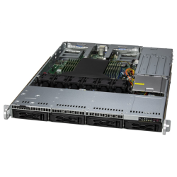 Supermicro CloudDC A+ Server 1U 1015CS-TNR 1xGenoa 9004 / noDIMM(12)/ 4x3,5