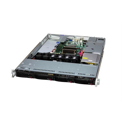 Supermicro SuperServer 1U 511R-W 1xE-2486/ 1x32Gb/  1x480GB SATA/ 2x600W/ SFT-DCMS-Single