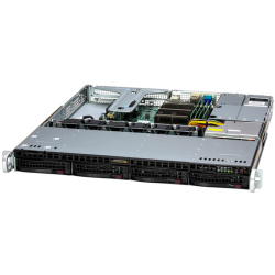 Supermicro SuperServer 1U 511R-M 1xE-2486/ 1x32Gb/  1x480GB SATA/ 2x600W/ SFT-DCMS-Single