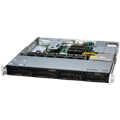 Supermicro SuperServer 1U 511R-M 1xE-2486/ 1x32Gb/  1x480GB SATA/ 2x600W/ SFT-DCMS-Single