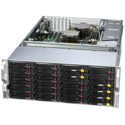 Supermicro SuperStorage 4U Server 641E-E1CR36H 2x6544Y/ 4x64Gb/ 1x 480GB NVMe M.2/SFT-DCMS-SINGLE