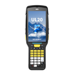 M3 Mobile UL20F Android 10.0 GMS, FHD, 802.11 a/b/g/n/ac, SE5800 ER, Rear Camera, BT, NFC(HF), 4G/64G, 35K, incl Std Bat for low temp, Hand Strap , Bullet Proof Film. Req CRD&PWR