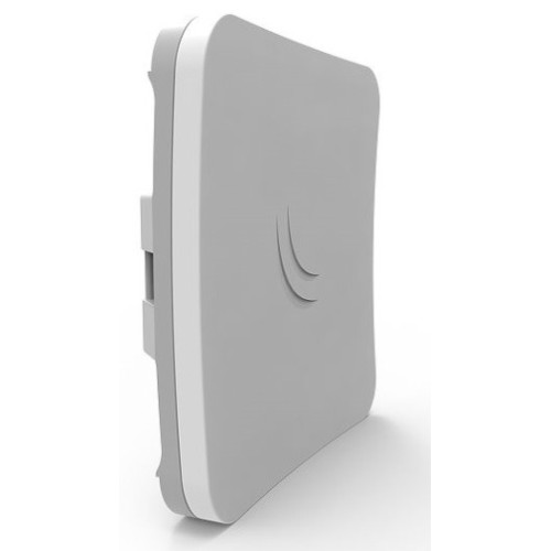 MikroTik SXTsq 5 ac with 16dBi 5GHz antenna, Dual Chain 802.11ac wireless, 716MHz CPU, 256MB RAM, 1 x Gigabit LAN, POE, PSU, pole mount, RouterOS L3