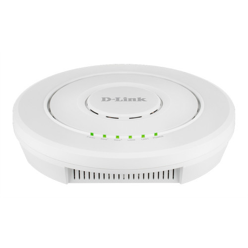 D-Link DWL-7620AP/UN/A1A, Wireless AC2200 Wave 2 Dual-band Unified Access Point with PoE.802.11a/b/g/n/ac, 2.4GHz and two 5 GHz bands (concurrent), Up to 400 Mbps for 802.11N and up to 867 Mbps for 8