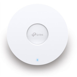 TP-Link EAP610, AX1800 Двухдиапазонная потолочная Wi-Fi 6 точка доступа, 1 гигабитный порт RJ45, до 574 Мбит/с на 2,4 ГГц + до 1201 Мбит/с на 5 ГГц, PoE 802.3at и 12 v DC, 4 внутр. антенны, MU-MIMO