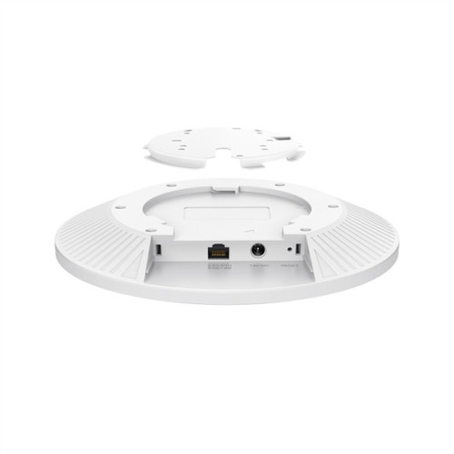 TP-Link EAP670, AX5400 Потолочная двухдиапазонная точка доступа Wi-Fi 6, до 574 Мбит/с на 2,4 ГГц + до 4804 Мбит/с на 5 ГГц,  питание PoE 802.3at и 12 v DC, 6 встроенных антенн, MU-MIMO