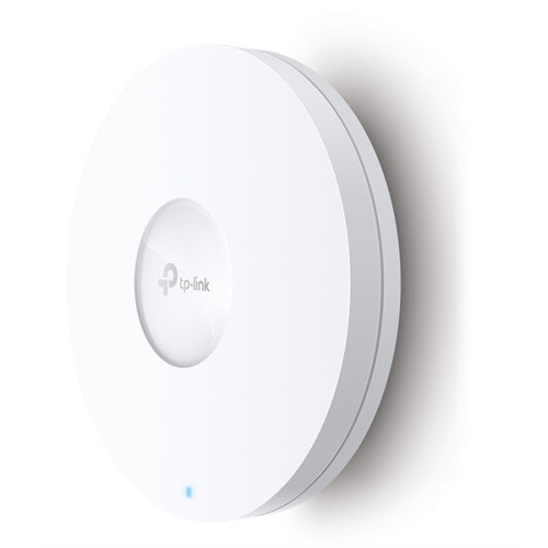 TP-Link EAP670, AX5400 Потолочная двухдиапазонная точка доступа Wi-Fi 6, до 574 Мбит/с на 2,4 ГГц + до 4804 Мбит/с на 5 ГГц,  питание PoE 802.3at и 12 v DC, 6 встроенных антенн, MU-MIMO