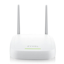 Точка доступа Zyxel NebulaFlex NWA30BE, Wi-Fi 7 (BE5100), MU-MIMO 2x2+2x2, внешние несъемные антенны, 1xLAN 2.5GE, без поддержки 802.1x и Captive portal, питание только DC (БП в комплекте)