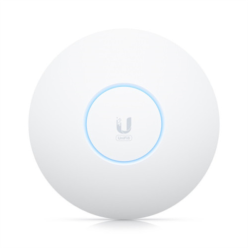 Ubiquiti Access Point U6 Enterprise WiFi 6 support (2.4/5/6 GHz bands), 10.2 Gbps aggregate throughput rate, (1) 2.5GbE RJ45 port (PoE In)Powered with PoE+