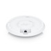 Ubiquiti Access Point U6 Enterprise WiFi 6 support (2.4/5/6 GHz bands), 10.2 Gbps aggregate throughput rate, (1) 2.5GbE RJ45 port (PoE In)Powered with PoE+