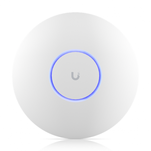 Ubiquiti Ceiling-mounted WiFi 7 AP with 6 spatial streams and 6 GHz support for interference-free WiFi in demanding, large-scale environment