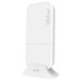 MikroTik wAP 60G AP with Phase array 60 degree 60GHz antenna, 802.11ad wireless, 716MHz CPU, 256MB RAM, 1x Gigabit LAN, POE, PSU, outdoor enclosure, RouterOS L4 (AP)