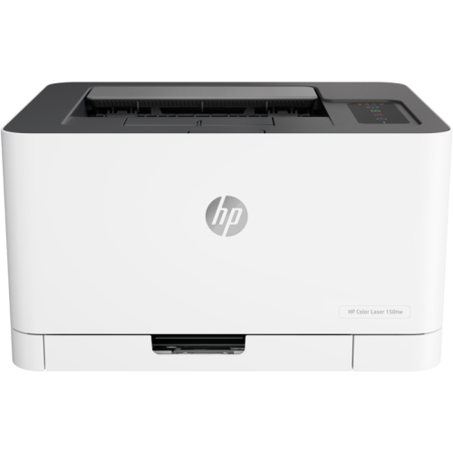 HP Color Laser 150nw Printer (A4,600x600dpi, (18(4)ppm, 64Mb, USB 2.0/Wi-Fi/Eth10/100,AirPrint, HP Smart,1tray 150, 1y warr, cartridges 700b &500cmy pages in box,repl.SL-C430W ) (4ZB95A#B19)