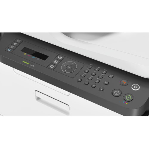 HP Color Laser MFP 179fnw Printer (p/c/s/f, A4, 600dpi, 18(4ppm),128Mb,ADF40,USB 2.0/ Wi-Fi/Eth10/100,AirPrint, 1tray 150, cartridges 700b &500cmy pages in box,repl.SL-C480FW) (4ZB97A#B19)