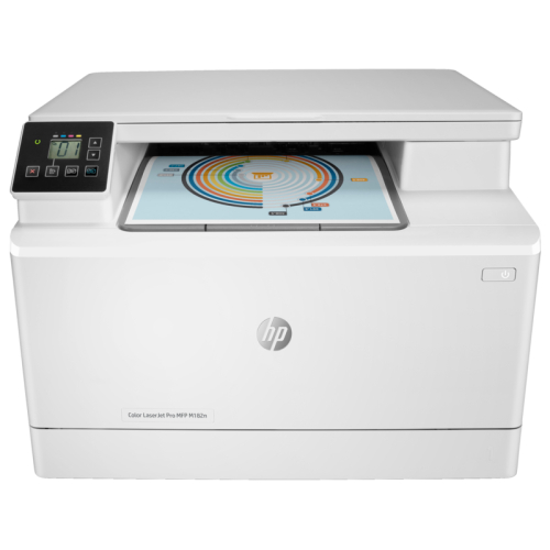 HP Color LaserJet Pro MFP M182n (p/c/s ,A4, 16ppm, 256Mb, USB, Fast Ethernet10/100 Base-TX,1 tray  150, cartridge 800&700 cmy in box, Repl. T6B70A) (7KW54A#B19)