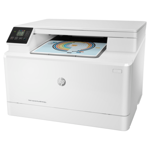 HP Color LaserJet Pro MFP M182n (p/c/s ,A4, 16ppm, 256Mb, USB, Fast Ethernet10/100 Base-TX,1 tray  150, cartridge 800&700 cmy in box, Repl. T6B70A) (7KW54A#B19)