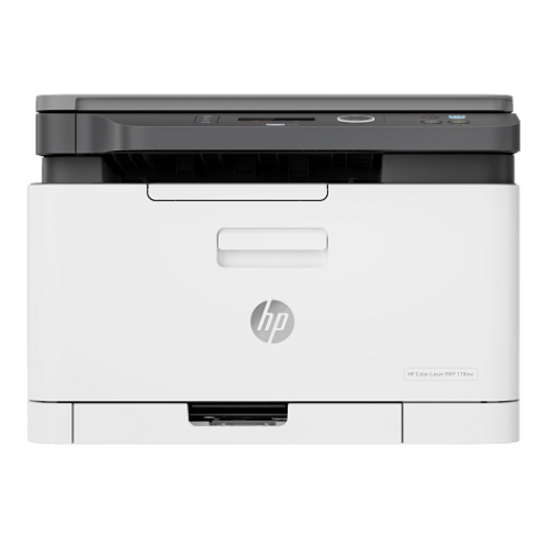 HP Color Laser MFP 178nw Printer (p/c/s, A4, 600dpi, 18(4ppm),128Mb,USB 2.0/ Wi-Fi/Eth10/100,AirPrint, 1tray 150,1y warr, cartridges 700b &500cmy pages in box,repl. SL-C480W) (4ZB96A#B19)