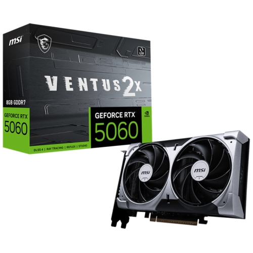 MSI RTX 5060 8G VENTUS 2X//RTX 5060, HDMI, DP*3, 8G, D7