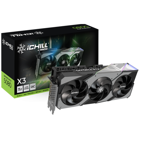 INNO3D RTX 5080 iChill Х3//RTX5080, HDMI, DP*3, 16G,D7