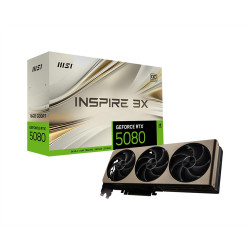 MSI RTX 5080 16G INSPIRE 3X OC//RTX 5080, HDMI, DP*3, 16G , D7