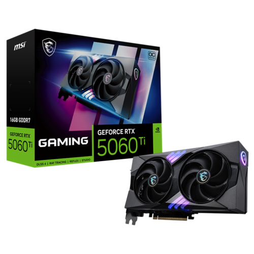 MSI RTX 5060 TI 16G GAMING OC//RTX 5060, HDMI, DP*3, 16G, D7