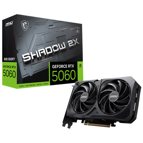 MSI RTX 5060 8G SHADOW 2X//RTX 5060, HDMI, DP*3, 8G, D7