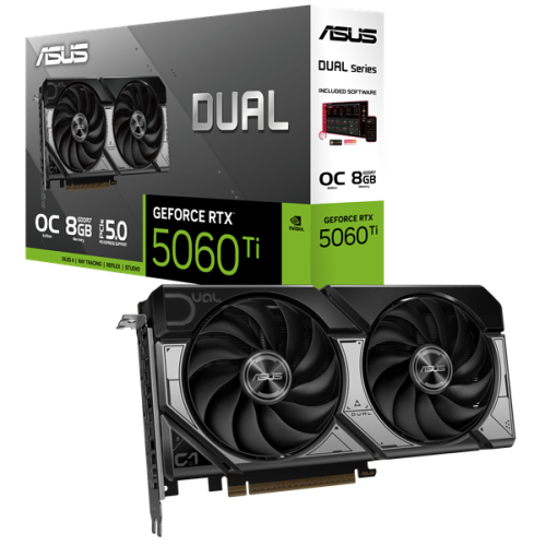 ASUS DUAL-RTX5060TI-O8G//RTX5060TI HDMI DP*3 8G D7; 90YV0MP2-M0NA00