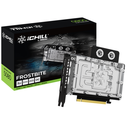 INNO3D RTX 5080 iChill FROSTBITE PRO//RTX5080, HDMI, DP*3, 16G,D7