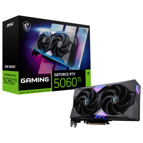 MSI RTX 5060 Ti 8G GAMING OC//RTX 5060 Ti, HDMI, DP*3, 8G, D7