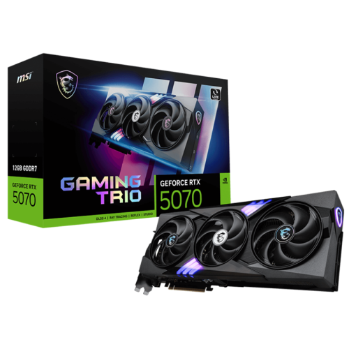 MSI RTX 5070 12G GAMING TRIO//RTX 5070, HDMI, DP*3, 16G, D7