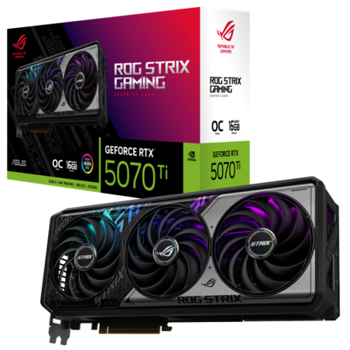 ASUS ROG-STRIX-RTX5070TI-O16G-GAMING//RTX5070TI HDMI*2 DP*3 16G D7; 90YV0M90-M0NA00